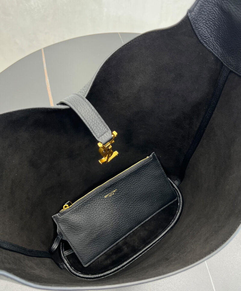 Saint Laurent Le 5 A 7 Bucket Bag 793088 Black
